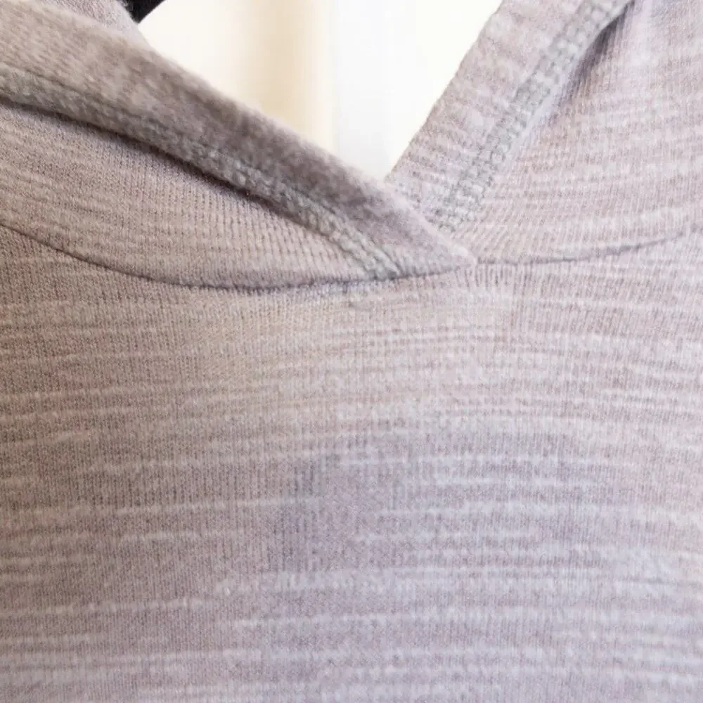 Old Navy Kids Gray Knit Hoodie, Pockets XL
